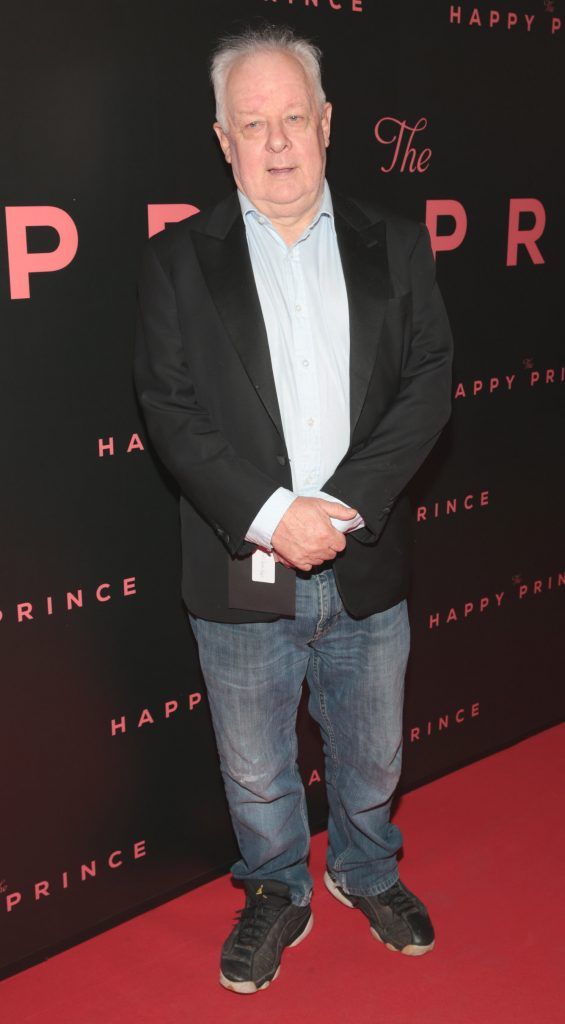 Jim Sheridan at the Irish premiere of The Happy Prince at the Stella Cinema in Rathmines, Dublin. Photo by Brian McEvoy