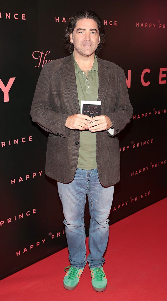 Brian Kennedy at the Irish premiere of The Happy Prince at the Stella Cinema in Rathmines, Dublin. Photo by Brian McEvoy