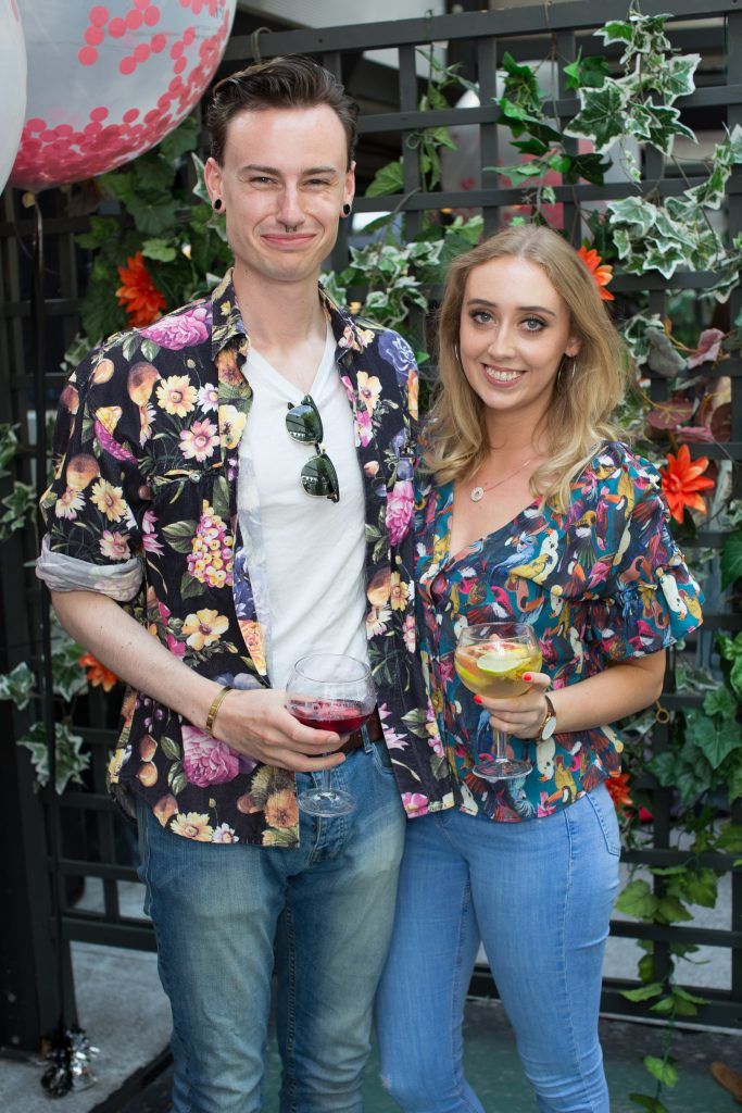 Azzy O’Connor & Ellen Leonard pictured at the launch of Lolea, the world's leading premium sangria brand, launching in Ireland for the first time. Photo: Anthony Woods