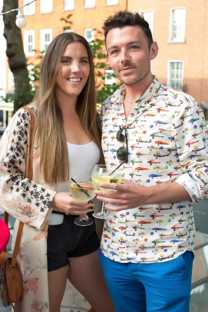 Sarah Hanrahan & Cathal Kenny pictured at the launch of Lolea, the world's leading premium sangria brand, launching in Ireland for the first time. Photo: Anthony Woods