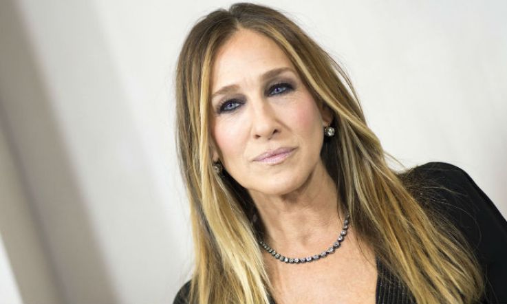 How to enhance a grey outfit the Sarah Jessica Parker way