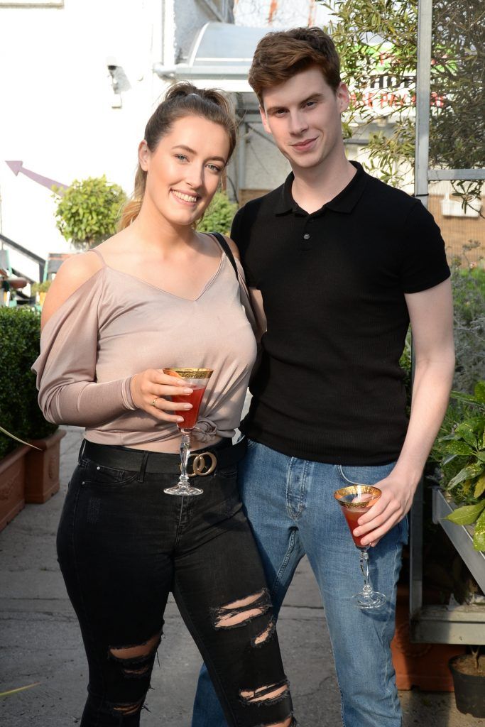 Aaron Hurley and Aoife Greally at Hendrick's Gin Cucumber Hatchery at Urban Plant Life, Dublin. A celebration of the cucumber and an exquisite appreciation of the unusual. Pic: Justin Farrelly