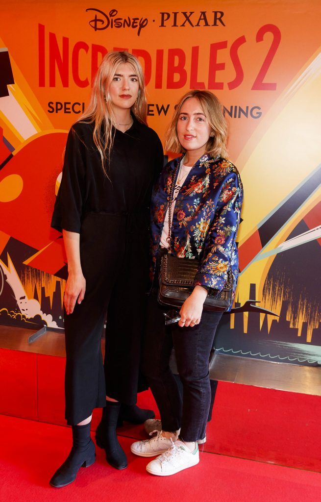 Nora Dunne and Laura Peele ictured at the special preview screening of INCREDIBLES 2 at the Light House Cinema. Picture Andres Poveda