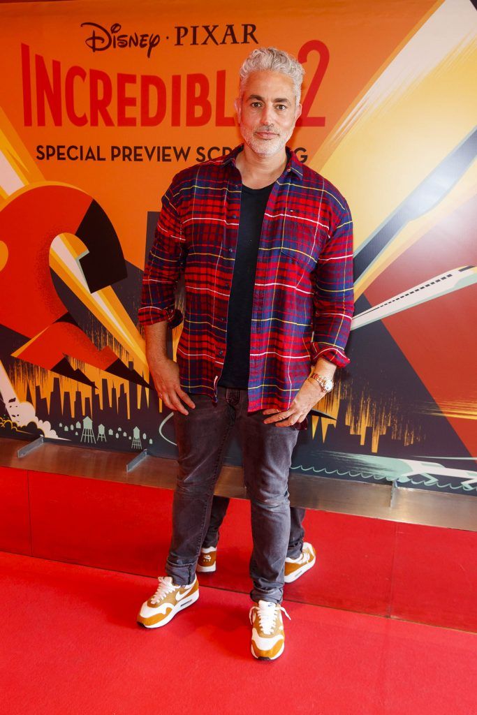 Baz Ashmawy ictured at the special preview screening of INCREDIBLES 2 at the Light House Cinema. Picture Andres Poveda