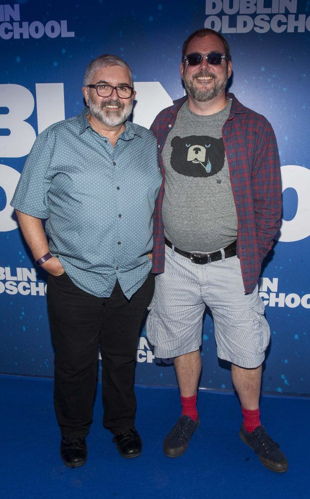 Bill Hughes and Gary Hodkinson pictured at the world premiere of Dublin Oldschool at the Lighthouse Cinema Smithfield, Dublin. Photo: Patrick O'Leary
