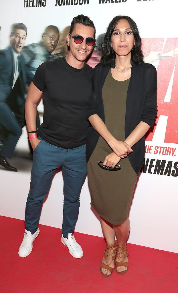 Alabrese Aldo and Quaranta Maitea at the special preview screening of Tag at ODEON Cinema Point Square, Dublin. Photo by Brian McEvoy