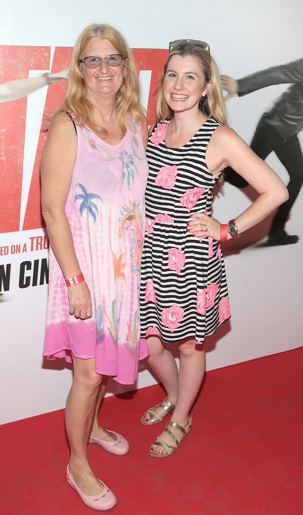 Deirdre Barton and Chloe Farrell at the special preview screening of Tag at ODEON Cinema Point Square, Dublin. Photo by Brian McEvoy