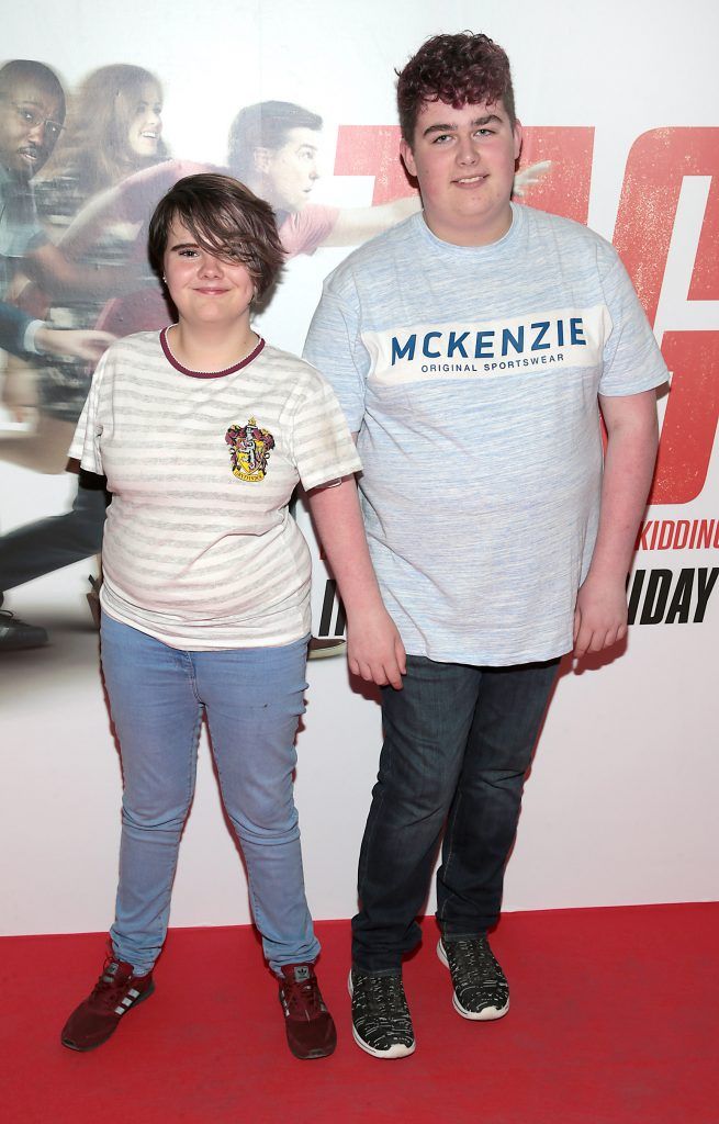 Erin Power and Senan Fagan at the special preview screening of Tag at ODEON Cinema Point Square, Dublin. Photo by Brian McEvoy