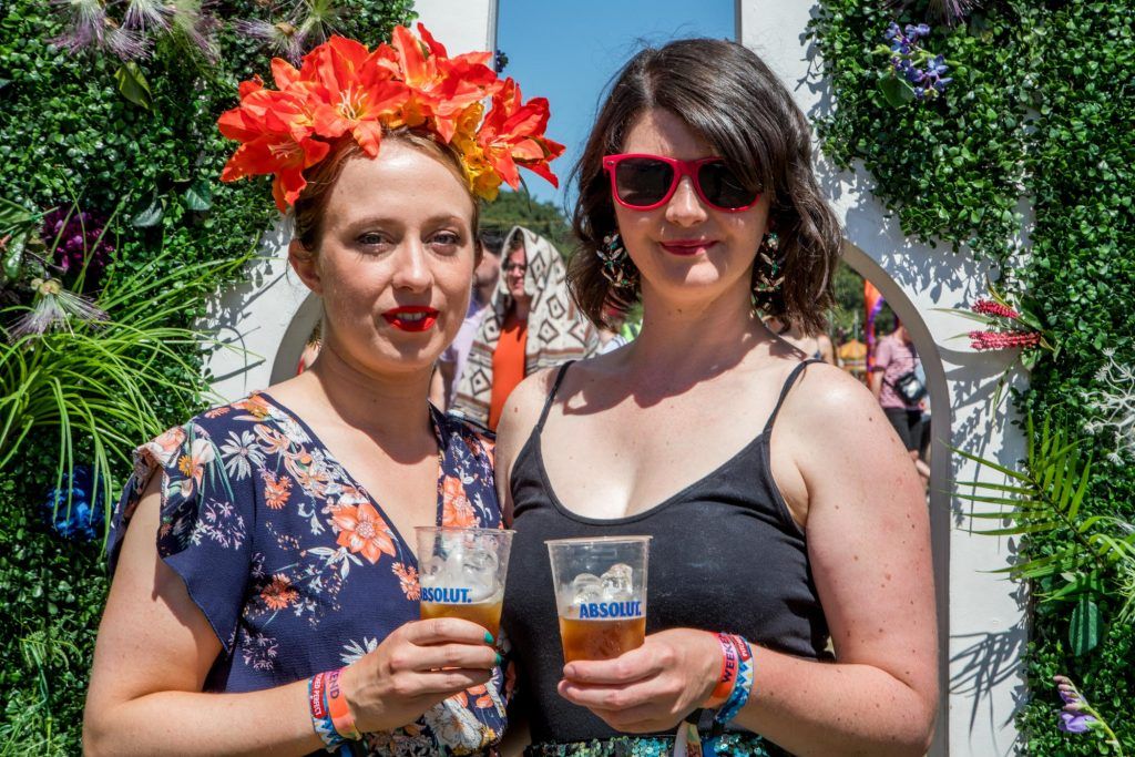 Brona Coffey & Natasha O'Brien at the Absolut Nights Stage at Body&Soul, in Ballnlough Castle, Co We Meath. - Photo: allenkielyphotography.com