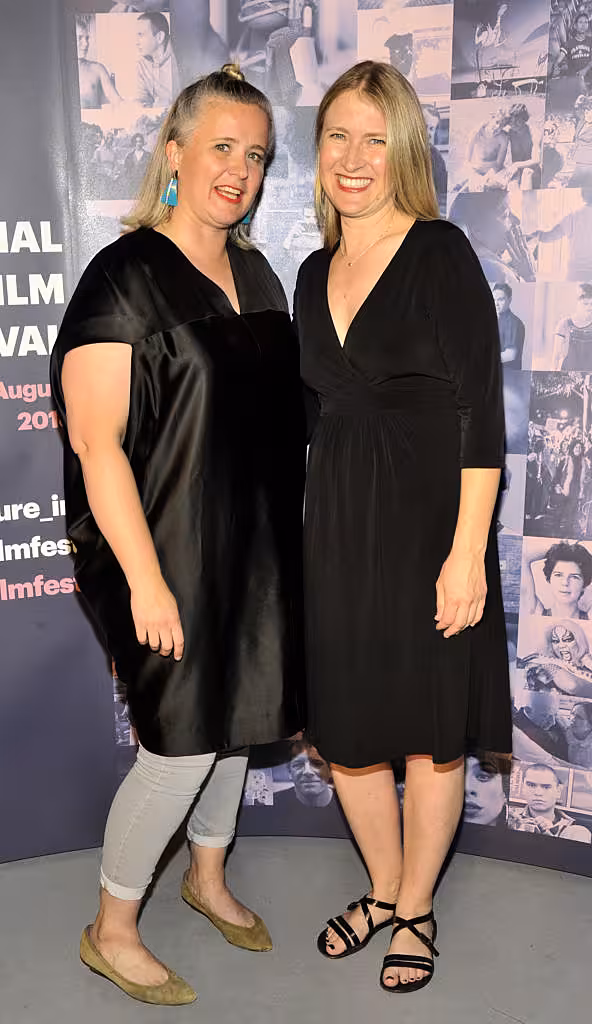 Sarah Williams (Chair of the board of GAZE)and Joanna Werner, producer of opening film Riot. Pictured at the opening night of the GAZE Film Festival in Light House Cinema. Photos: Patrick O'Leary 