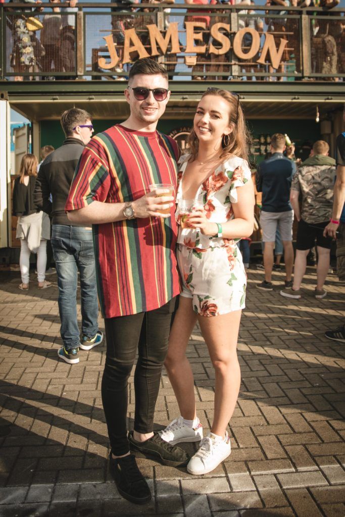 Pictured here is Shane Wright and Izzy Owens at Beatyard in partnership with Jameson Irish Whiskey. Taking place throughout the August bank holiday weekend in Dun Laoghaire. Picture: Derek Kennedy