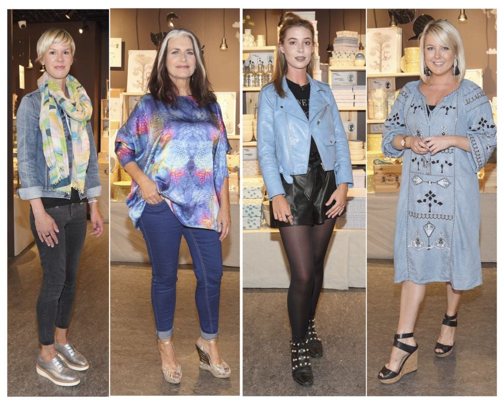 Tiina Svahn,Cathy O Connor,Martha Kelly and Rebecca Brady at the opening of Søstrene Grene on South Great Georges Street, Dublin. Picture: Brian McEvoy Photograpy