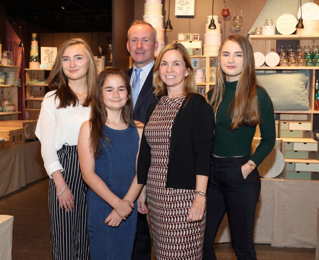 Nora Lawlor, Shea Lawlor, Niall Lawlor, Heather Lawlor and Molly Lawlor  at the opening of Søstrene Grene on South Great Georges Street, Dublin. Picture: Brian McEvoy Photograpy