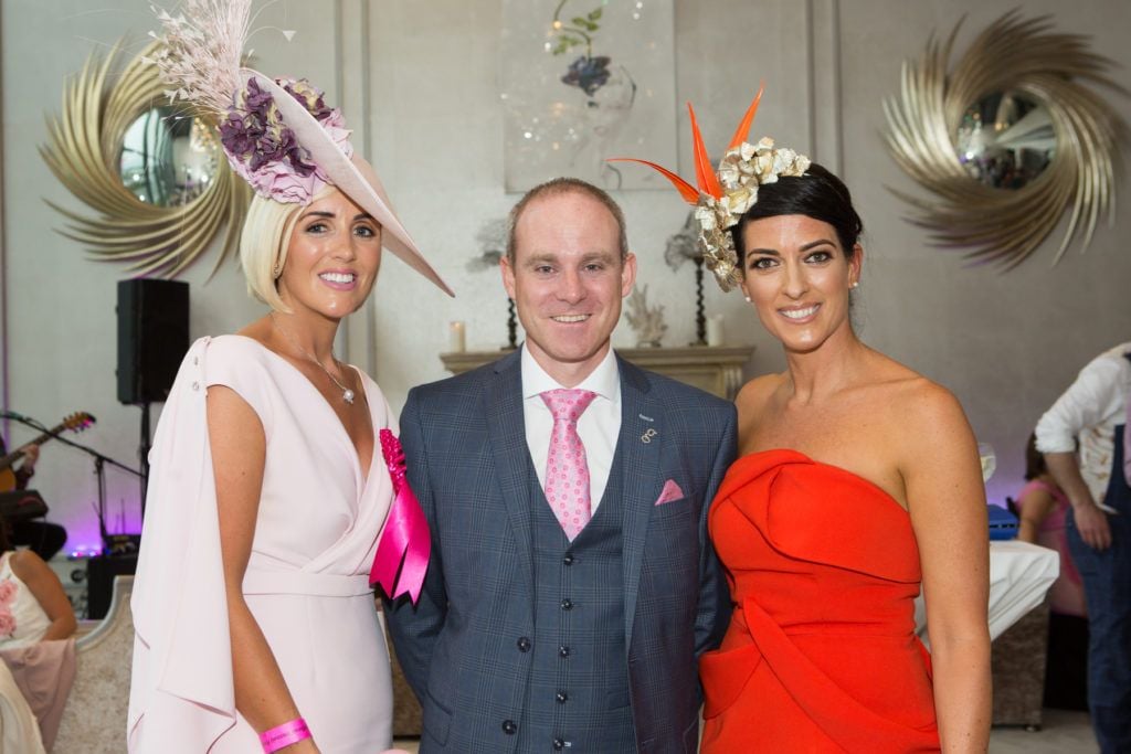 Charlene Byers, Andrew Drysdale, GM, g Hotel  and Lisa McGowan at the Ladies Day After Party in the g Hotel & Spa. Photo: Martina Regan