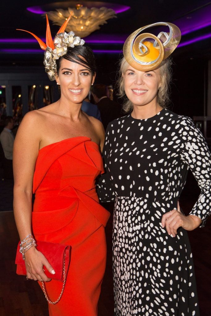 Lisa McGowan and Marietta Doran at the Ladies Day After Party in the g Hotel & Spa. Photo: Martina Regan