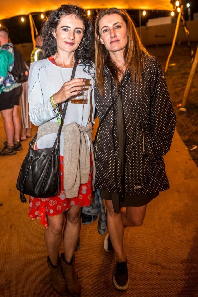 Rebecca & Yvonne Ronan pictured at The Jameson Bar at All together now Festival in Waterford over the Bank holiday weekend. Picture: Allen Kiely