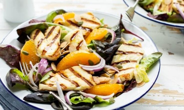 GRILLED HALLOUMI AND ORANGE SALAD with ilovecooking.ie