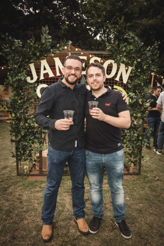 Pictured here is Fred Kelly and Cian De Bhulbh at The Big Grill in partnership with Jameson Irish Whiskey. Picture: Derek Kennedy
