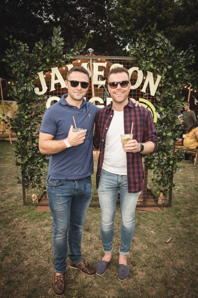 Pictured here is David Popplewell and Ronan Linehan at The Big Grill in partnership with Jameson Irish Whiskey. Picture: Derek Kennedy