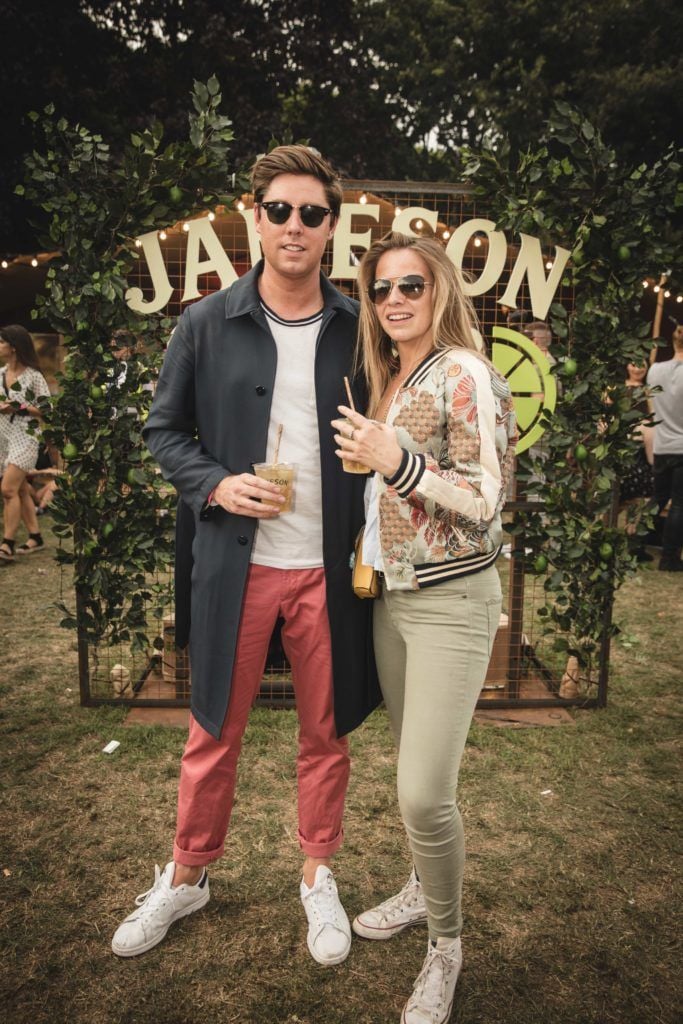 Pictured here is Alec Ward and Lucinda Andrews at The Big Grill in partnership with Jameson Irish Whiskey. Picture: Derek Kennedy