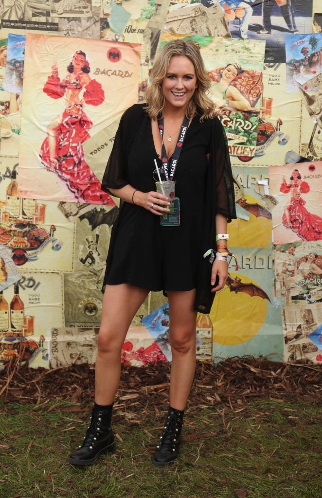Cassie Stokes pictured in the renowned Casa Bacardi on Day Two of Electric Picnic 2018. Pic: Robbie Reynolds
