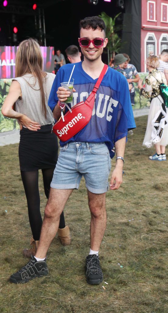 James Kavanagh pictured in the renowned Casa Bacardi on Day Two of Electric Picnic 2018. Pic: Robbie Reynolds