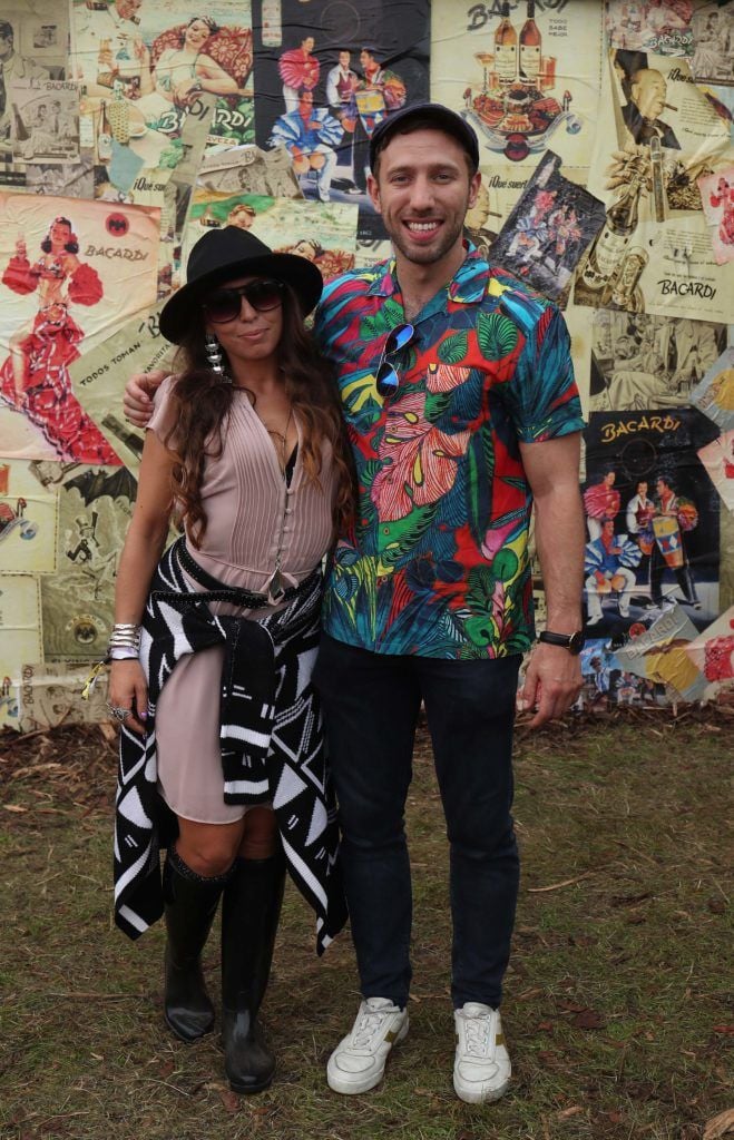 Claudia Cascella and Conor McGrath pictured in the renowned Casa Bacardi on Day Two of Electric Picnic 2018. Pic: Robbie Reynolds