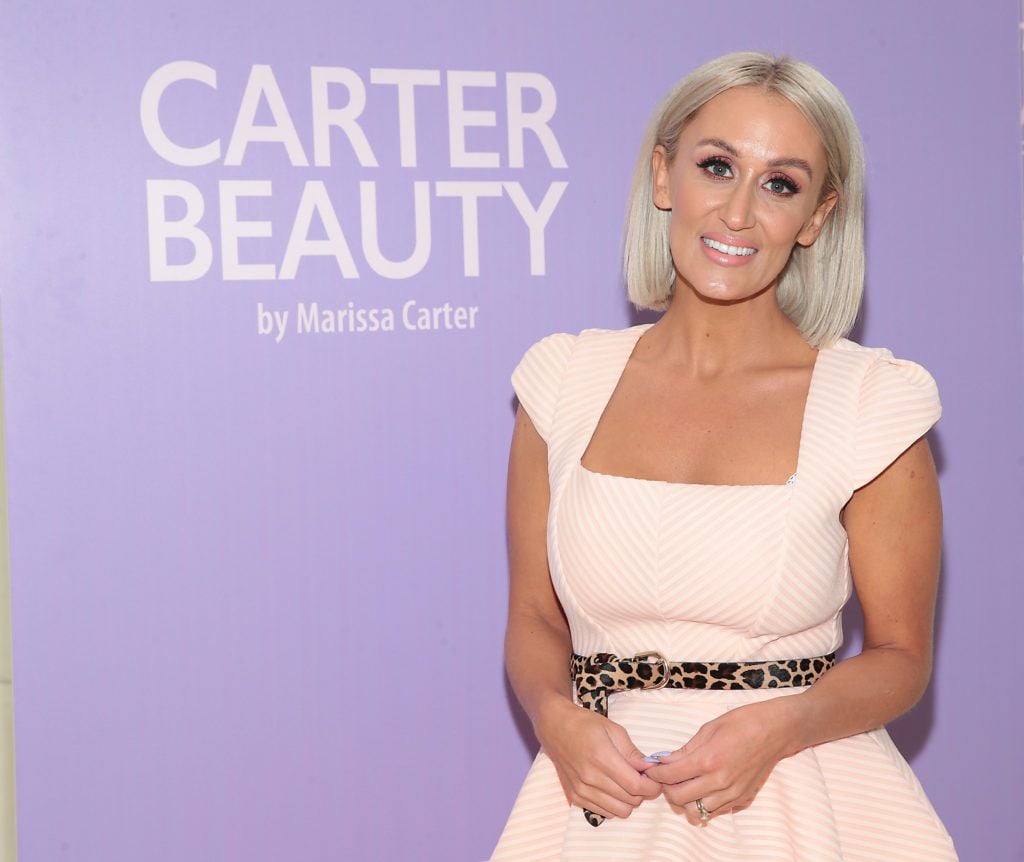 Marissa Carter pictured at the launch of Carter Beauty Cosmetics at the Morrison Hotel Dublin. Picture: Brian McEvoy