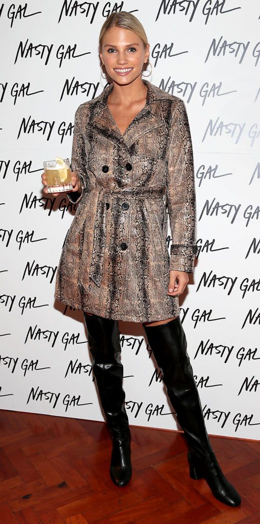 Kate Valk at The NastyGal.com Autumn Winter Showcase at Drury Buildings Dublin
Picture: Brian McEvoy
