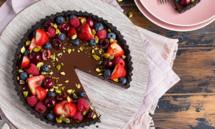 CHOCOLATE BERRY TART with ilovecooking.ie
