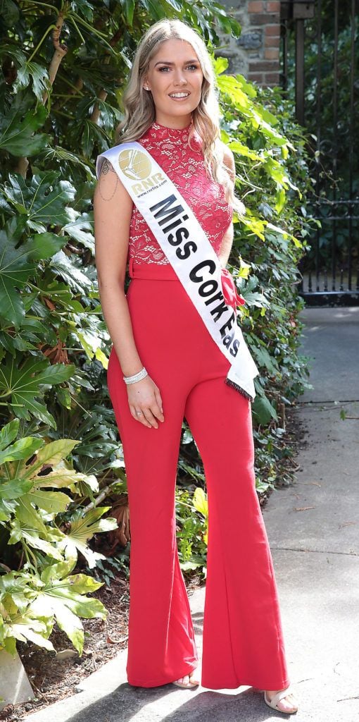 Miss Cork East Ciara Mulry pictured at a special preview of the Miss Ireland 2018 finalists at the Bonnington Hotel, Dublin. Photo: Brian McEvoy