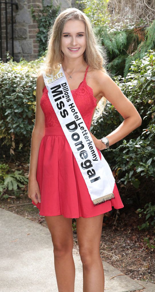 Miss Donegal Sophie Devlin pictured at a special preview of the Miss Ireland 2018 finalists at the Bonnington Hotel, Dublin. Photo: Brian McEvoy