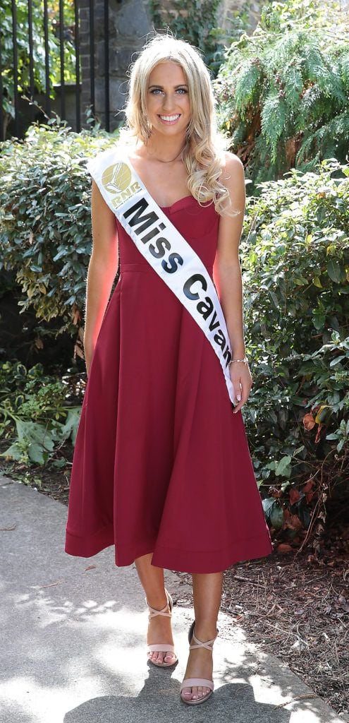 Miss Cavan Dearbhla Dolan pictured at a special preview of the Miss Ireland 2018 finalists at the Bonnington Hotel, Dublin. Photo: Brian McEvoy
