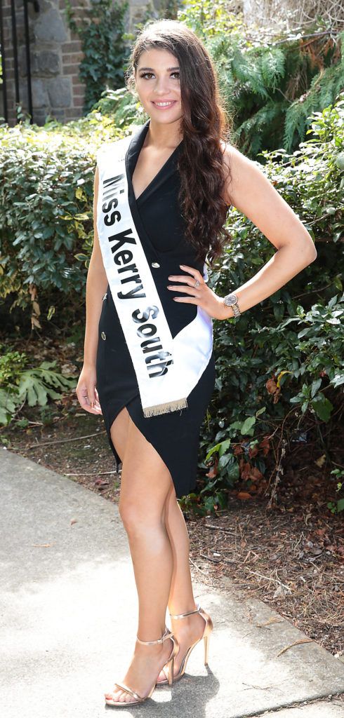 Miss Kerry South Denise Hickey pictured at a special preview of the Miss Ireland 2018 finalists at the Bonnington Hotel, Dublin. Photo: Brian McEvoy