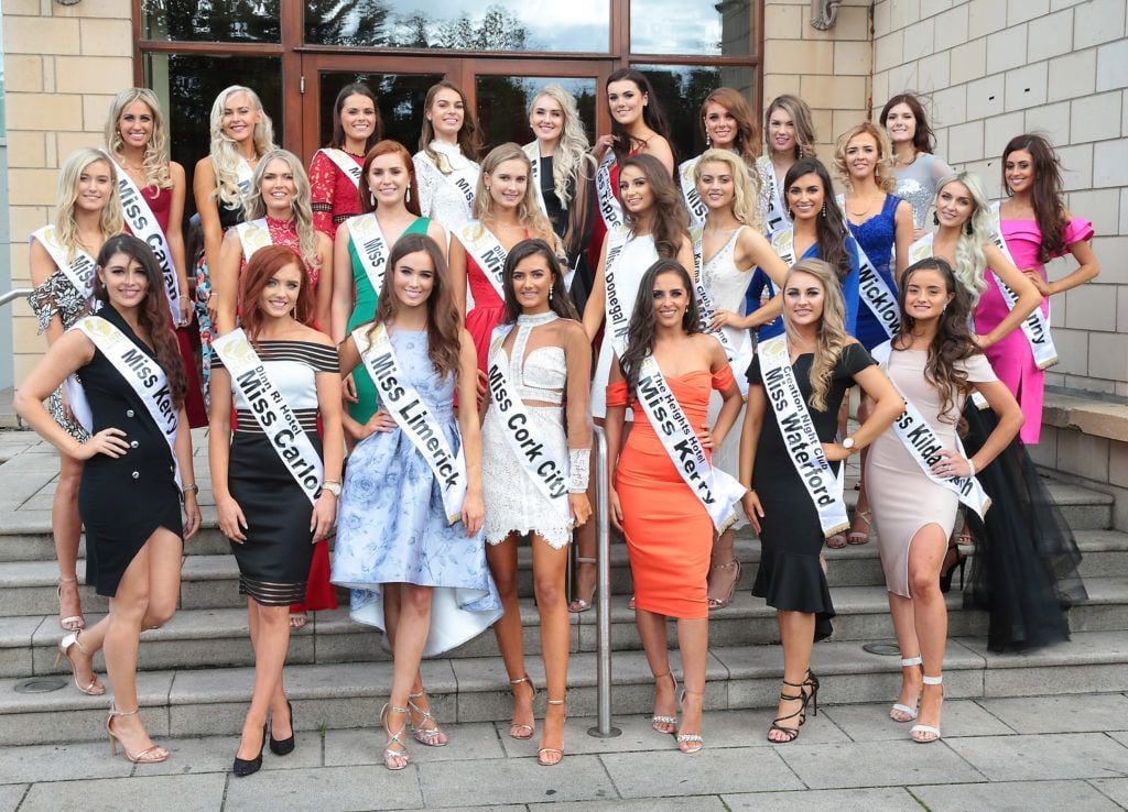 Finalists from across Ireland pictured at a special preview of the Miss Ireland 2018 finalists at the Bonnington Hotel, Dublin. Photo: Brian McEvoy
