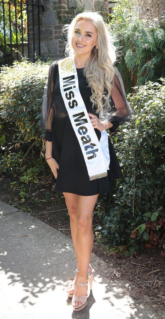 Miss Meath Chelsea O Toole pictured at a special preview of the Miss Ireland 2018 finalists at the Bonnington Hotel, Dublin. Photo: Brian McEvoy