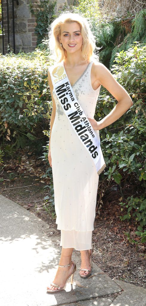 Miss Midlands Eva Dunning pictured at a special preview of the Miss Ireland 2018 finalists at the Bonnington Hotel, Dublin. Photo: Brian McEvoy