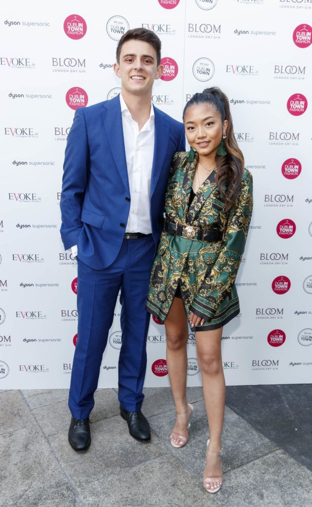 Gavin Pacini and Dee Alfaro at Dublin Fashion 2018: The Collective. Showcasing the latest trends for the season ahead from leading stores across Dublin city centre. Picture Andres Poveda