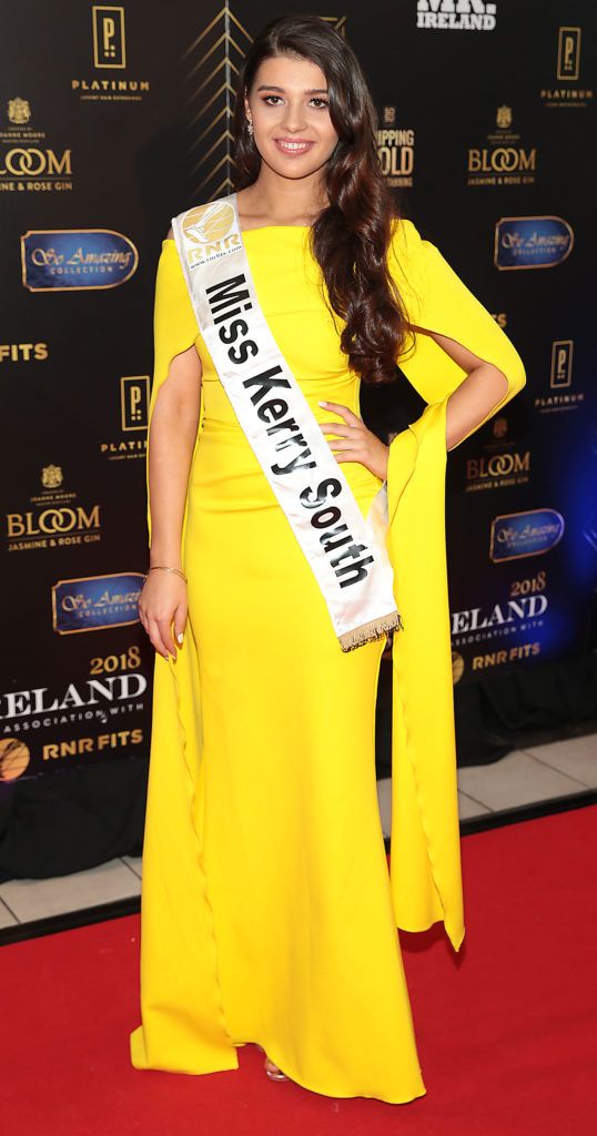 Denise Hickey at the grand final of Miss Ireland 2018 in association with RNR Fits at the Helix Theatre, Dublin. Photo by Brian McEvoy