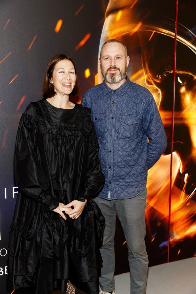 Natalie B Coleman and John Paul Dowling pictured at an exclusive first look at up-coming feature film First Man at Dublin's Light House Cinema. Picture Andres Poveda