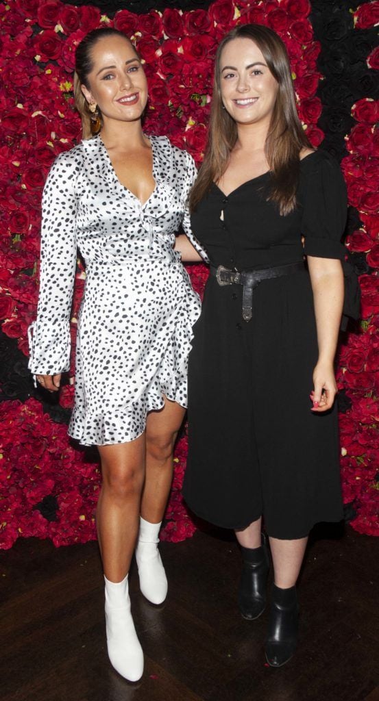 Edel Lyons and Carol O Connor pictured at the Diablo wine launch in Dublin's The Black Door. Photo: Patrick O'Leary