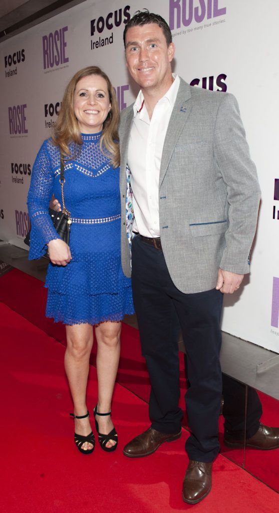 Faye McKenzie and Paul Mc Kenzie pictured at the European premiere of 'Rosie' at the Light House Cinema, Dublin. Photo: Patrick O'Leary