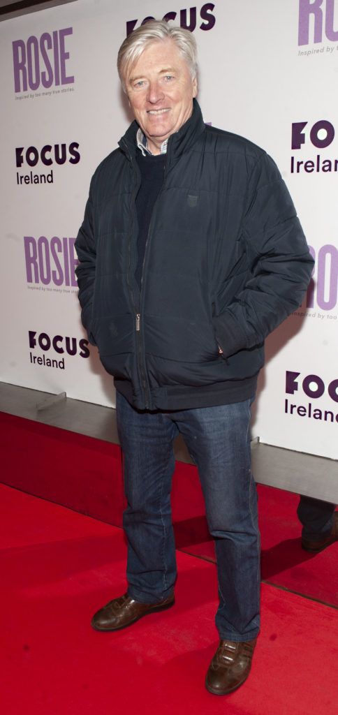 Pat Kenny pictured at the European premiere of 'Rosie' at the Light House Cinema, Dublin. Photo: Patrick O'Leary