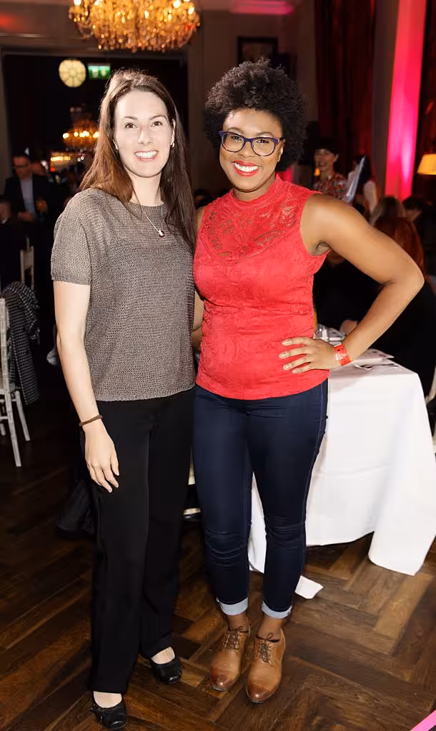Eva Burke and Lorraine Abellard pictured at the official launch of DublinTown's inaugural Food & Drink Festival on October 1st 2018. Picture Andres Poveda