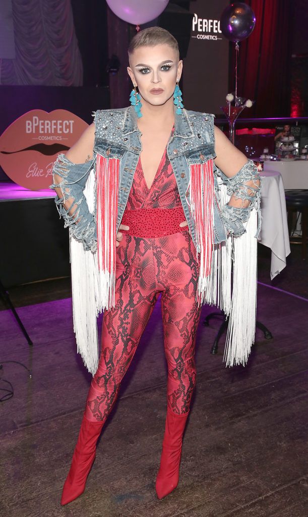 Paul Ryder pictured at launch of the BPerfect Cosmetics Born Ready Lip Kits in partnership with MUA Ellie Kelly at Twenty Two, Dublin. Photo: Brian McEvoy