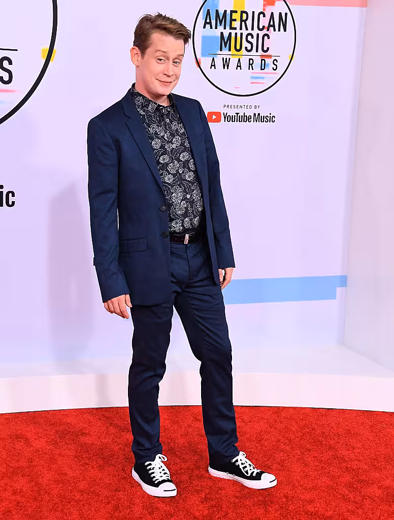 Macaulay Culkin arrives at the 2018 American Music Awards at Microsoft Theater on October 9, 2018 in Los Angeles, California.  (Photo by Steve Granitz/WireImage)