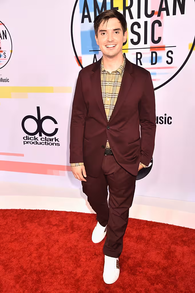 Zach Sang attends the 2018 American Music Awards at Microsoft Theater on October 9, 2018 in Los Angeles, California.  (Photo by Kevin Mazur/Getty Images For dcp)