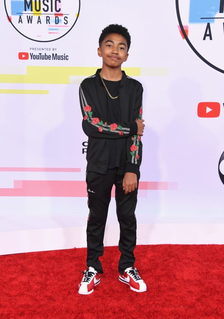 Miles Brown attends the 2018 American Music Awards at Microsoft Theater on October 9, 2018 in Los Angeles, California.  (Photo by Jon Kopaloff/FilmMagic)