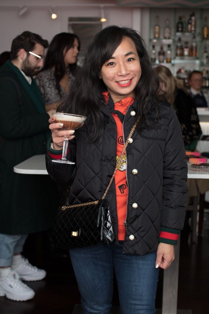 Ella De Guzman pictured at the launch of Lily O’Brien’s 'Share Wisely' bags. Photo: Anthony Woods