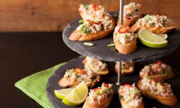 ASIAN CRAB CROSTINI - with ilovecooking.ie